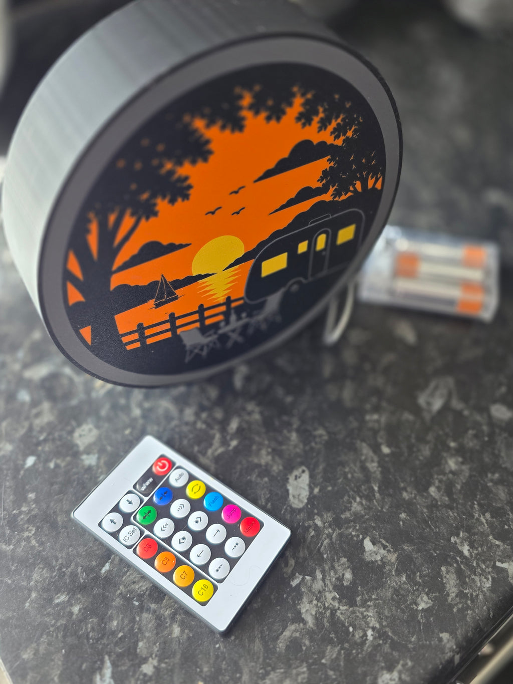Caravan Decorative Sunset Lightbox