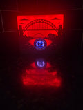 Newcastle United Lightbox - Tyne Bridge Cityscape - Illuminated Newcastle Gift