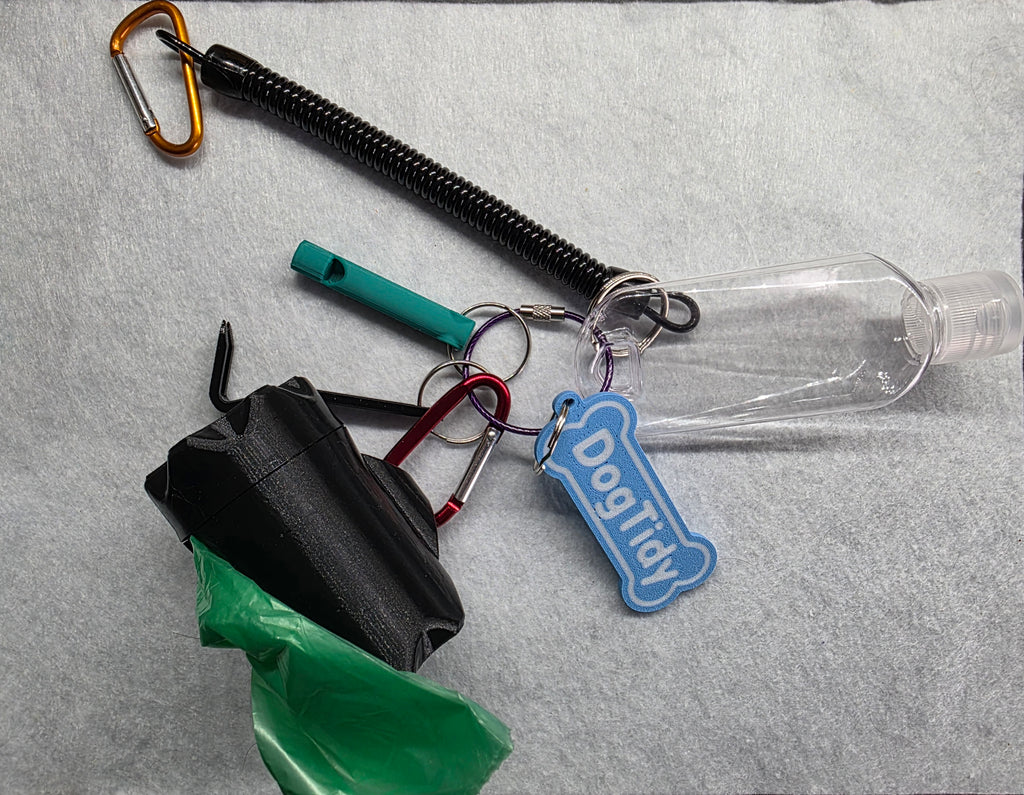 DogTidy - Dog Walkers Care Accessory Keychain Kit