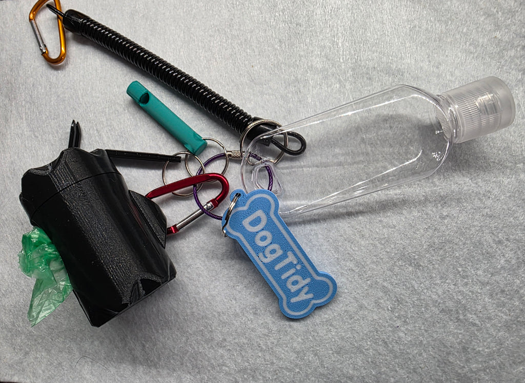 DogTidy - Dog Walkers Care Accessory Keychain Kit