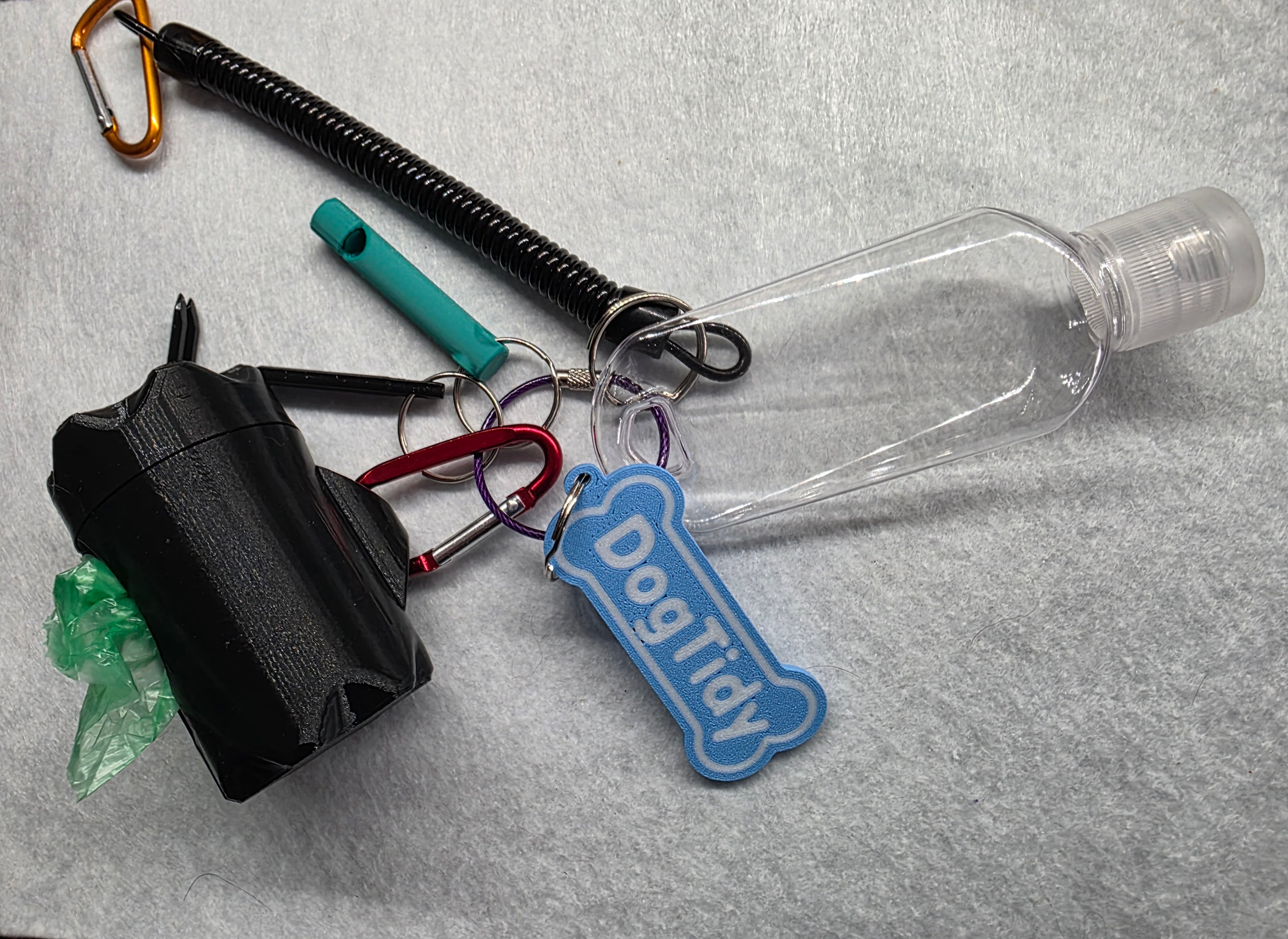 DogTidy - Dog Walkers Care Accessory Keychain Kit