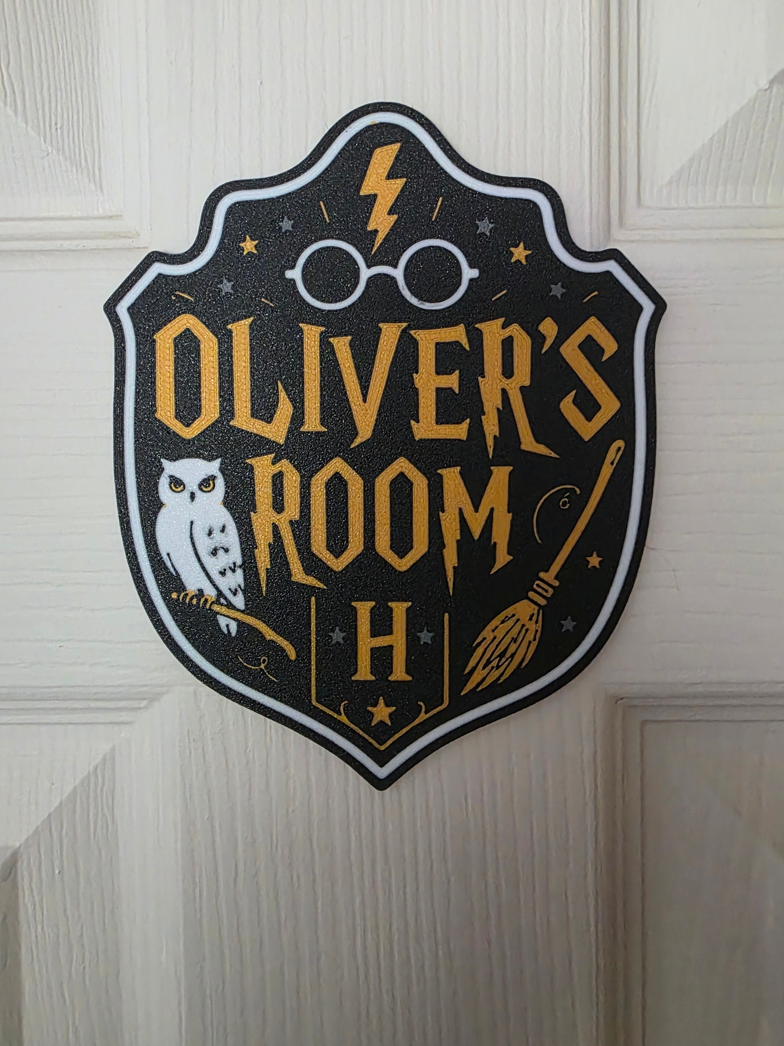 Harry Potter Themed Kid's Bedroom Door Sign - Child's Harry Potter Sign