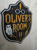 Harry Potter Themed Kid's Bedroom Door Sign - Child's Harry Potter Sign