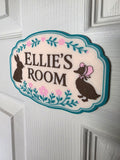 Personalised Beatrix Potter Themed Room Sign for Childrens Room/Nursery