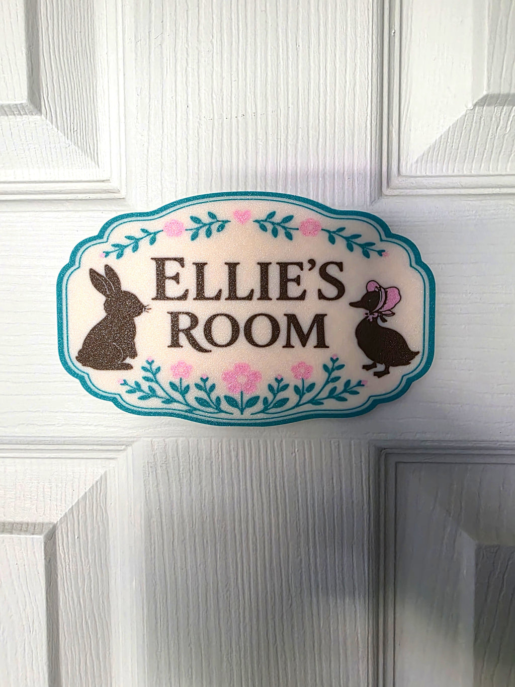 Personalised Beatrix Potter Themed Room Sign for Childrens Room/Nursery