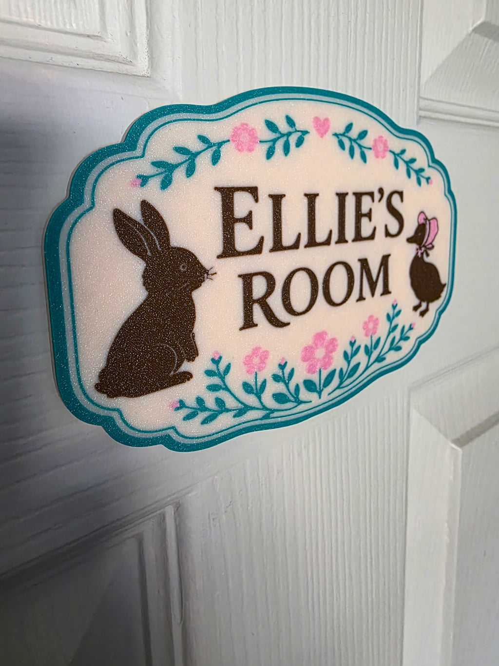 Personalised Beatrix Potter Themed Room Sign for Childrens Room/Nursery