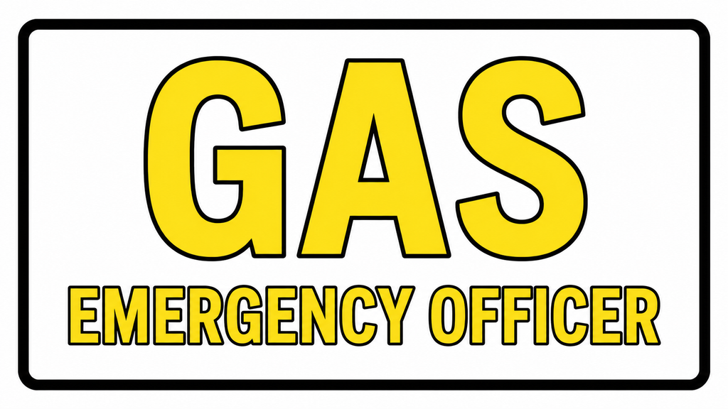3D Printed Personalised Emergency / Responder Dashboard Sign – Custom Text & Colour