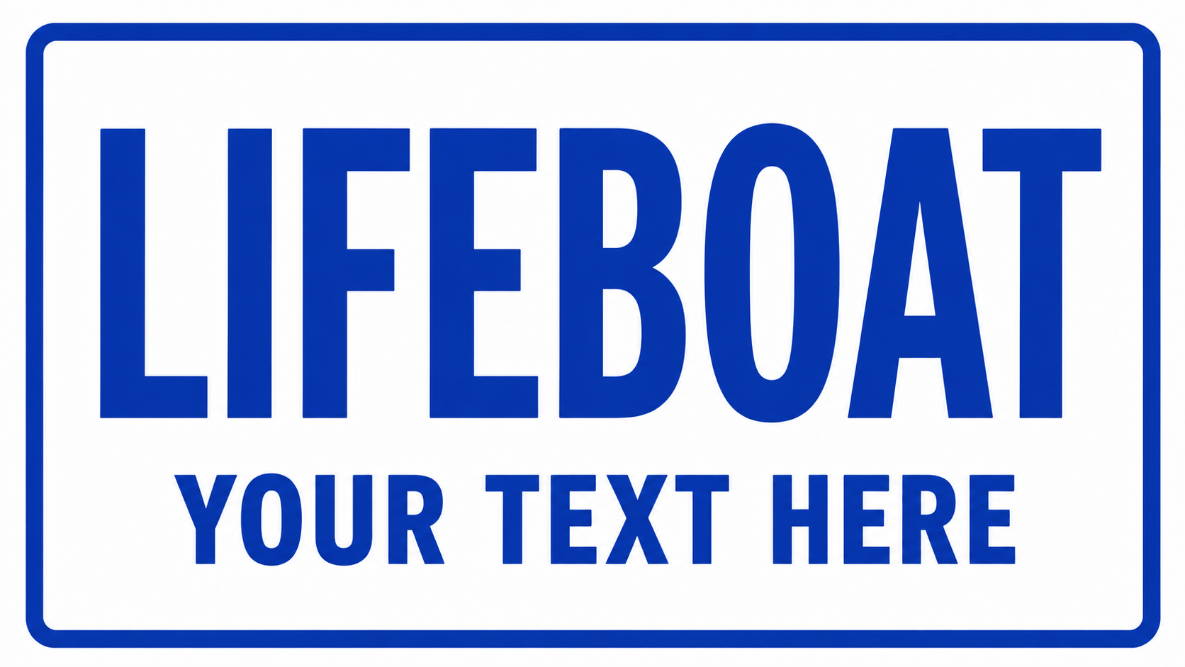 3D Printed Personalised Emergency / Responder Dashboard Sign – Custom Text & Colour